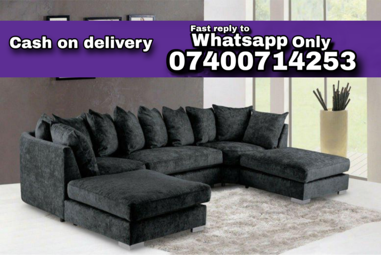 Comfy Couch Bishop U-shaped Sofa with cushions – Perfect Comfort for Every Home! –