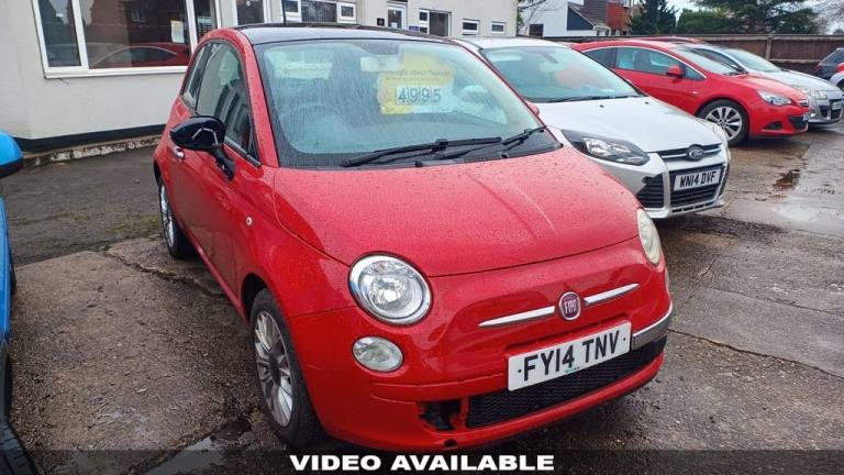2014 Fiat 500 1.2 LOUNGE 3d 69 BHP Hatchback Petrol Manual
