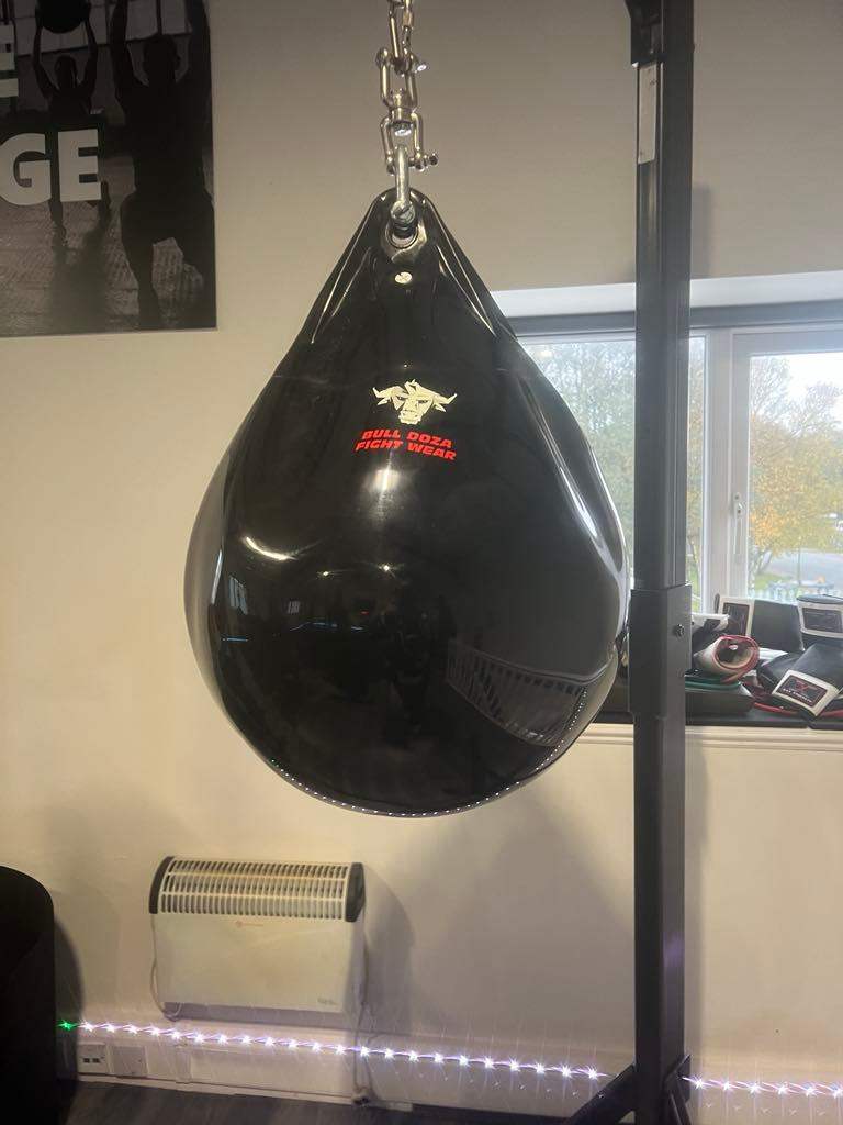 Bull Doza Aqua Punch Bag & Free Standing Frame Commercial Gym Boxing Equipment