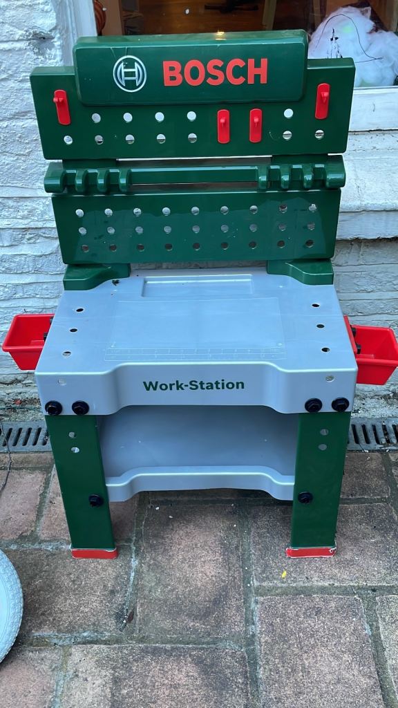 Bosch Work-Station Toy Workbench – Good Condition