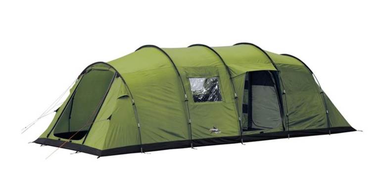 Vango Tigris 800 (8-Person) Family Tent, Side Canopy and Groundsheet