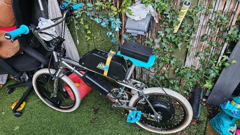 Skyway bmx electric conversion bicycle 
