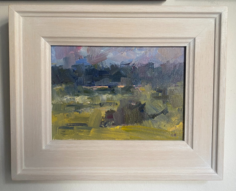 Charles Rodwell Oil On Canvas Landscape titled "Soft Greens"