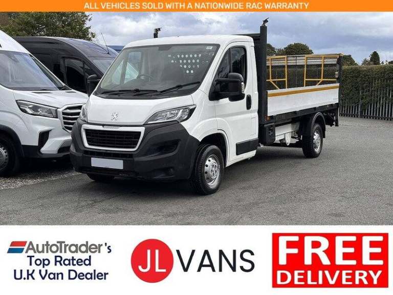 Peugeot Boxer 335 Blue Hdi L3 Dropside Euro 6 165ps AC 2020 Dropside Diesel Manual