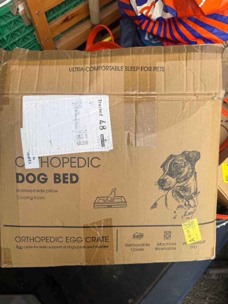ORTHOPAEDIC EGG CRATE DOG BED 