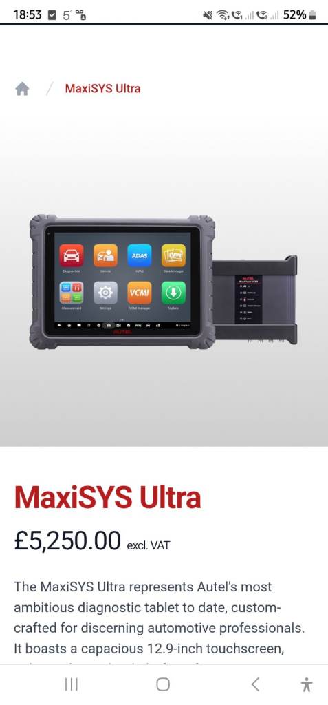 Autel ultra ms919 4 channel scope 🇬🇧 registered  NEW BOXED 