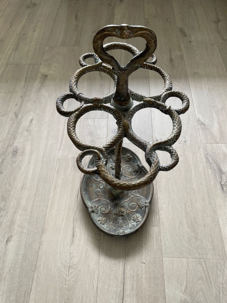 Brass umbrella stand