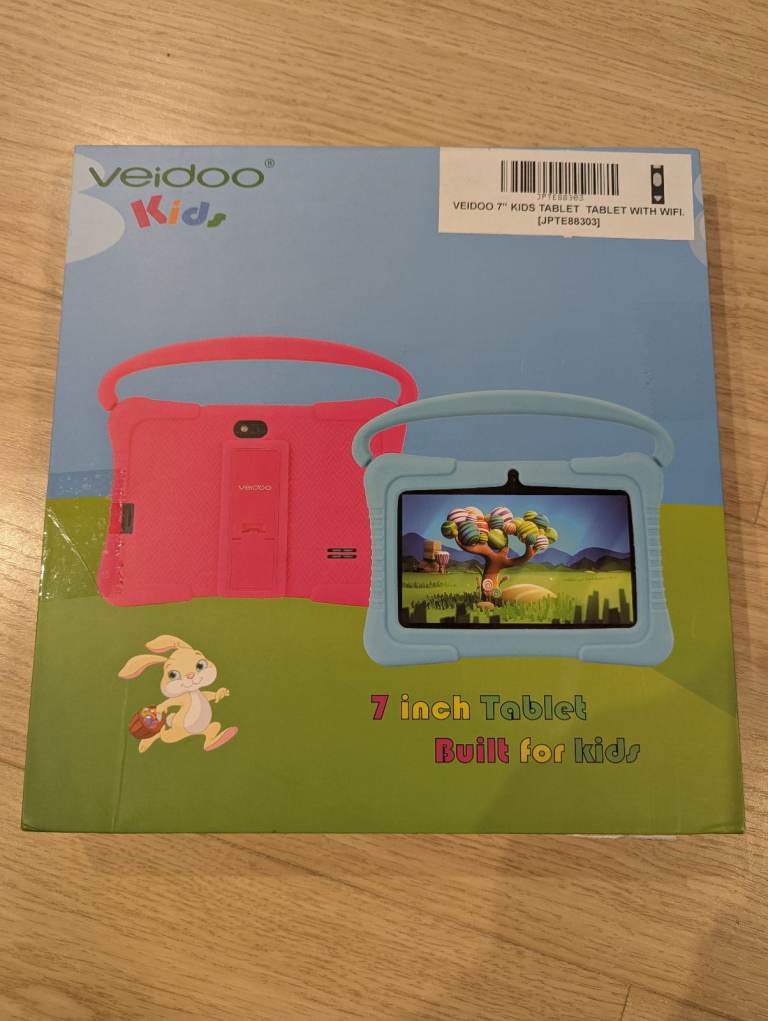 Veidoo Android Kids Tablet, 7 inch IPS Screen, Safety Eye ProtectionT, Games, Parental Control APP