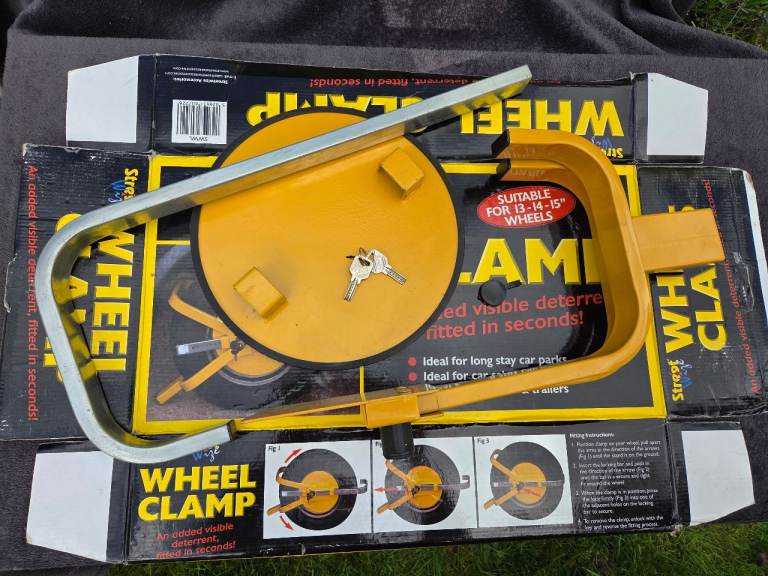 Wheel Clamp - ideal for caravans and trailers
