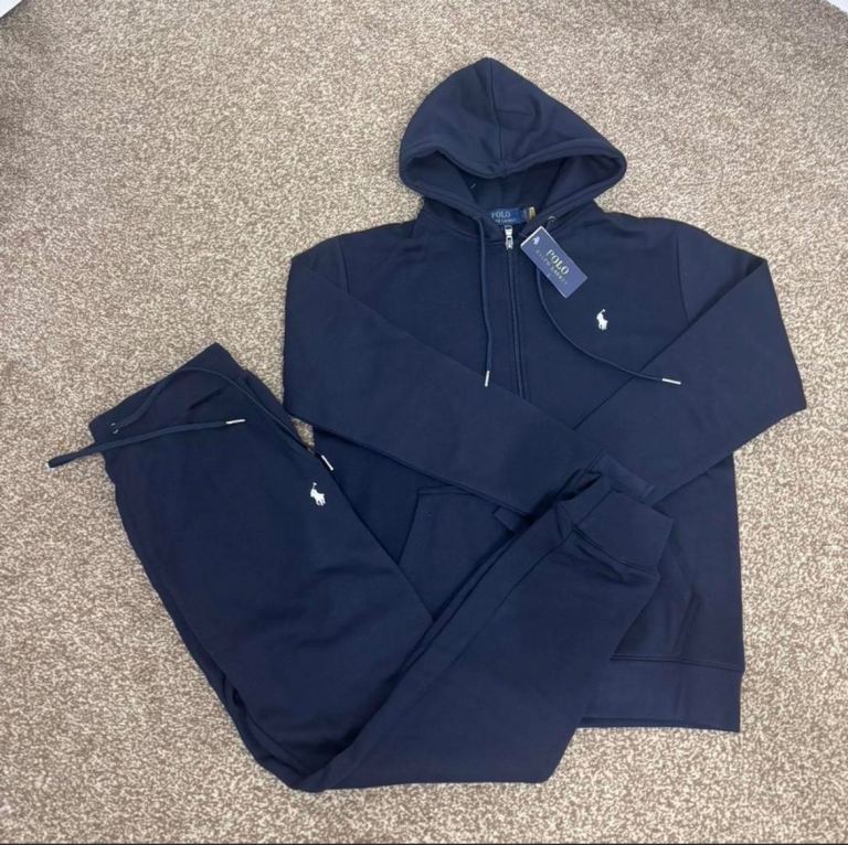 Ralph lauren blue tracksuit size medium 