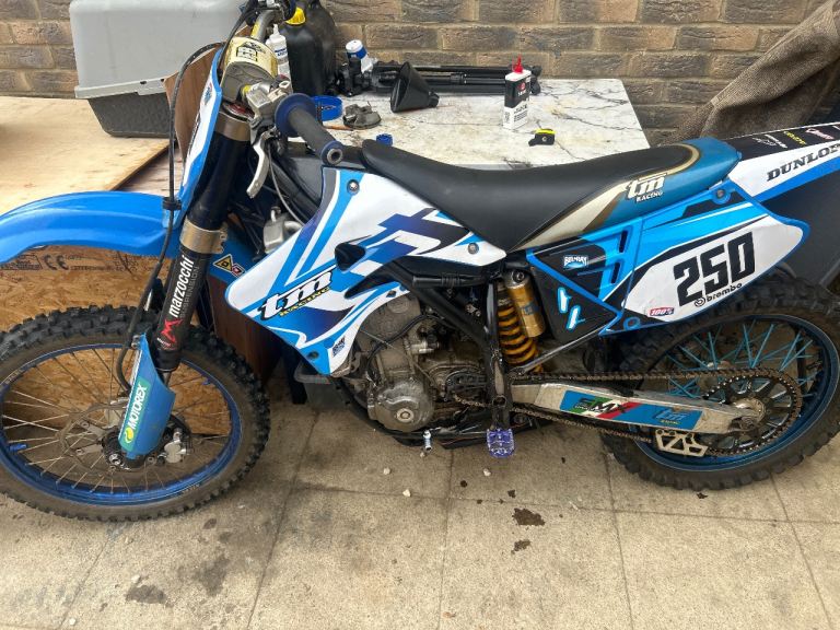 Yzf crf kxf this is a tm 250cc four stroke 