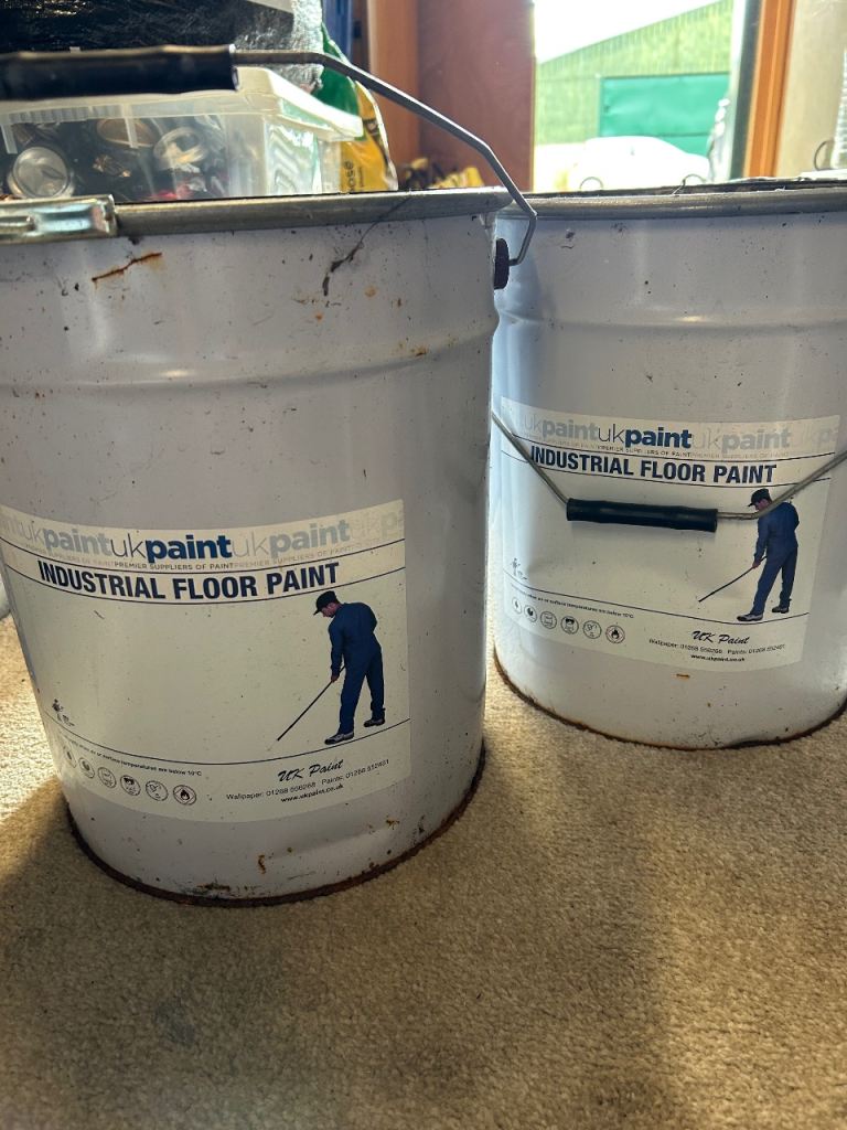 New Paint UK Paint Industrial Floor Paint - White