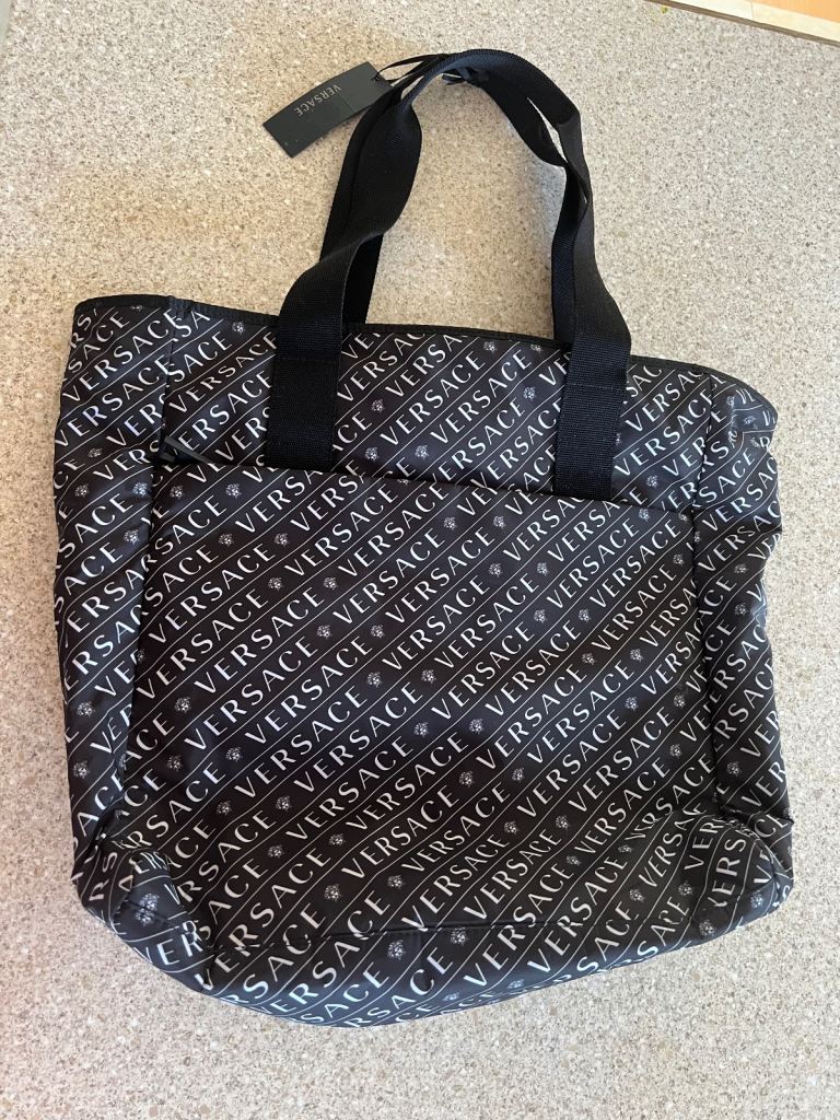 BNWT Authentic Versace Tote Bag.
