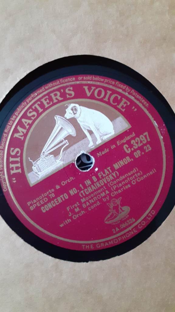 9 x Vinyl 78 rpm, 12ins records. 