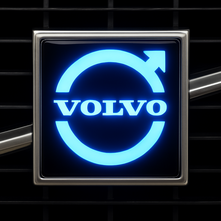 Volvo Frontgrill Glow-in-the-dark Emblem 50mm 440,,460,480,740,760