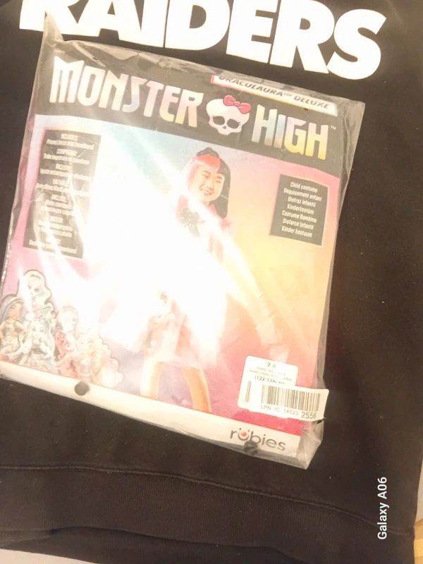 Girls Monster High Fancy Dress Costume 7-8yrs