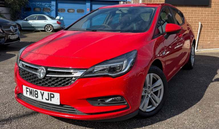 2018 Vauxhall Astra 1.6 CDTi 16V Design 5dr HATCHBACK DIESEL Manual