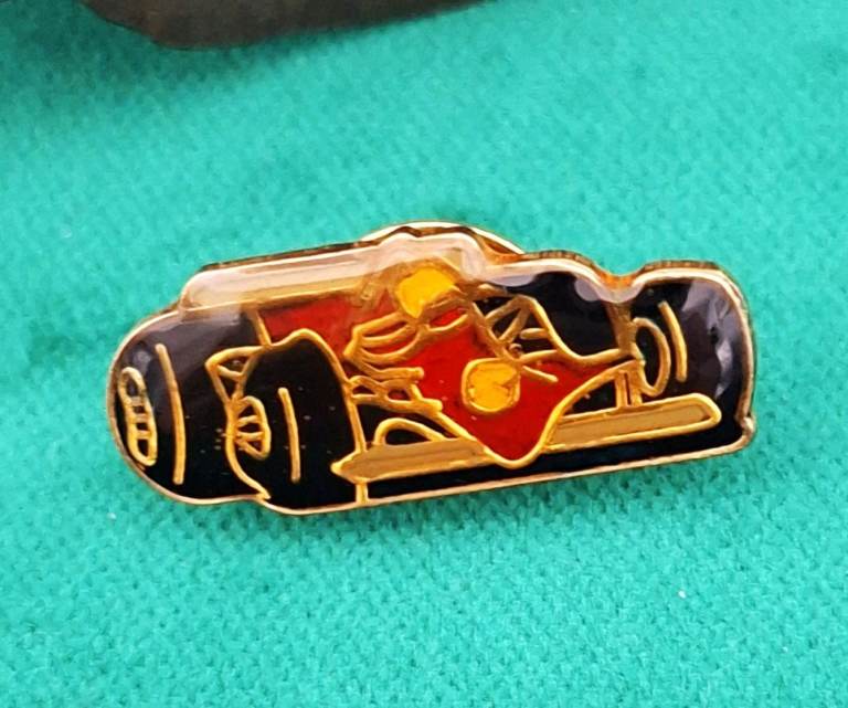 Vintage Formula 1 Racing Car Enamel Lapel Pin Badge F1 Motorsport Collectible
