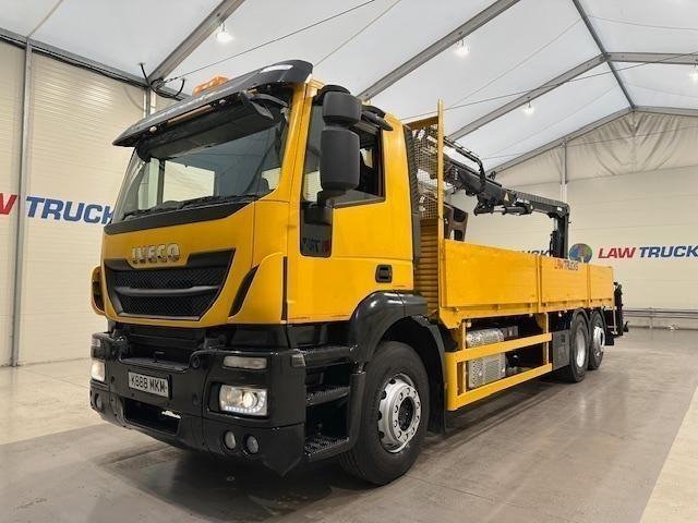Iveco Stralis 310 Euro 6 6x2 Dropside Brick Grab