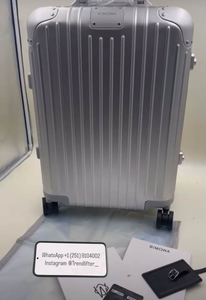 New Rimowa Cabin Suitcase – Silver Aluminium