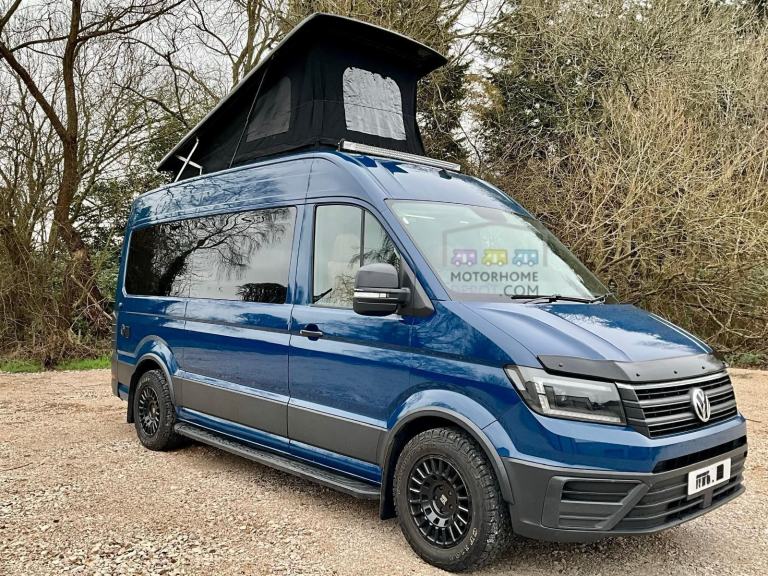 Volkswagen Crafter 4 Berth Pop Top Fixed Bed Campervan For Sale 