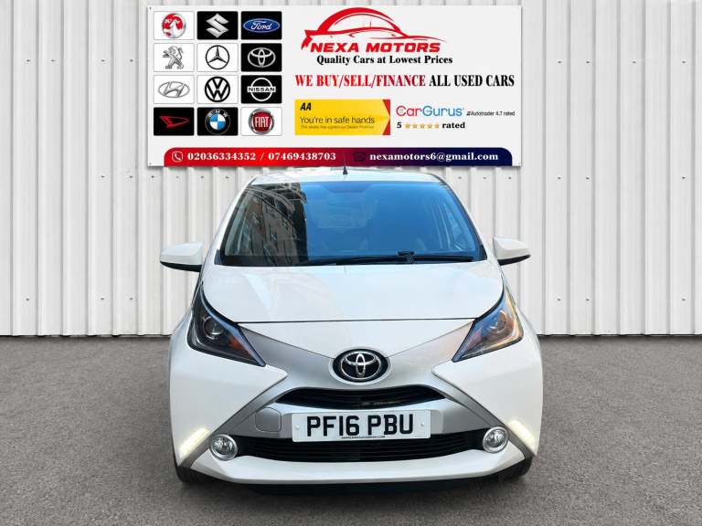 2016 Toyota AYGO 1.0 VVT-i x-pure Hatchback 5dr Petrol x-shift Euro 6 (68 ps) Hatchback Petrol Au...