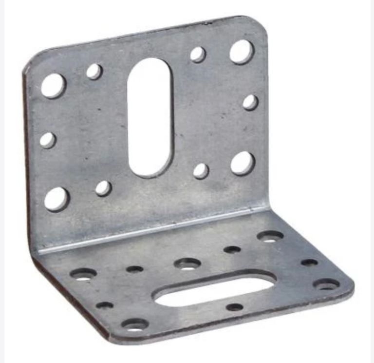 Angle Brackets Galvanised - 50 x 50 - TIMCO 5050AB - 25 Pieces