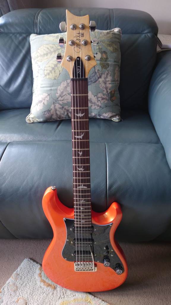 PRS SE NF3 Electric Guitar in Orange with Gig Bag