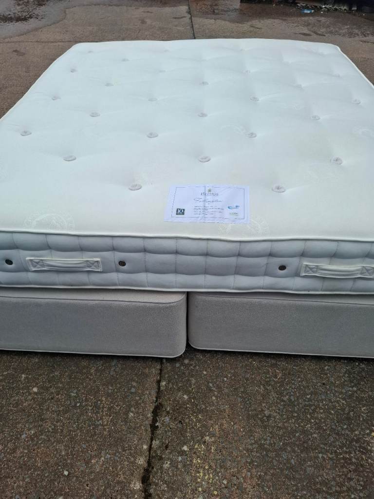 Super king divan bed with mattress 