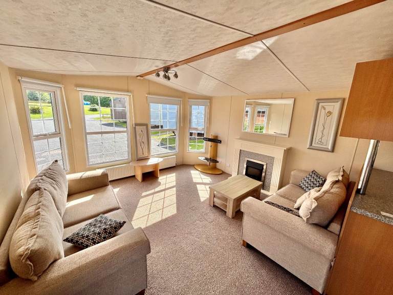 Cheap caravan pre-owned Dunbar near Edinburgh near Berwick close to Newcastle Northumberland