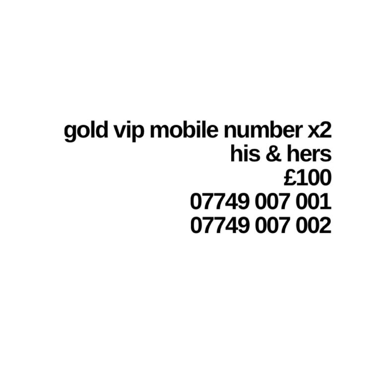 GOLD VIP MOBILE PHONE NUMBER EASY UNIQUE SPECIAL MEMORABLE SIM CARD