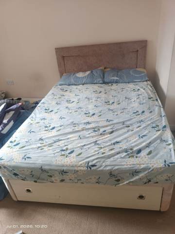Double Bed Frame with mattress– Good Condition, £70.00 for Sale