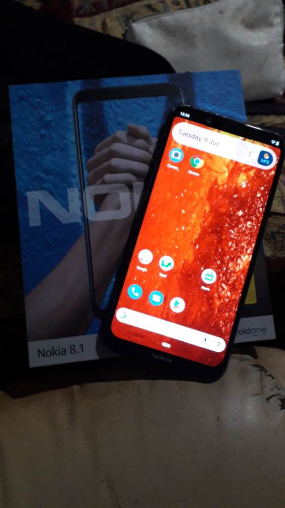 Nokia 8.1 Smartphone with Box – Good Condition