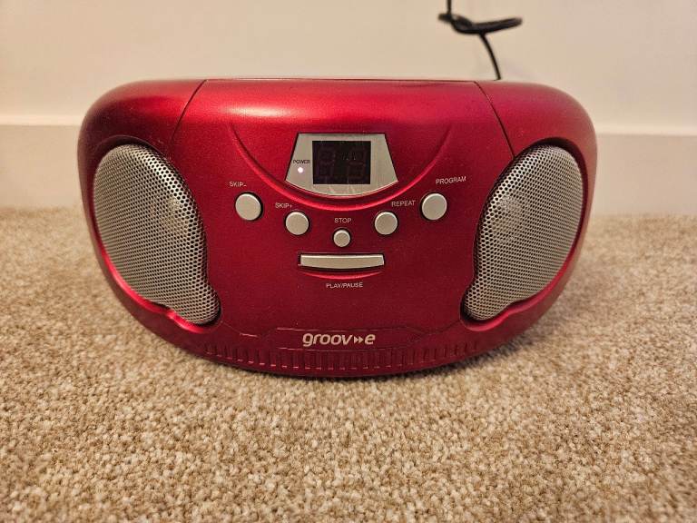 CD player / radio Groov-e Original Boombox - red 