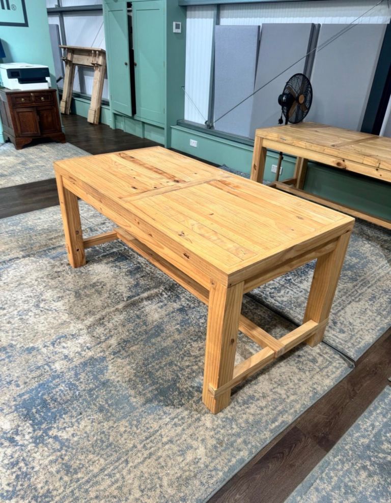 4 x Solid Wooden Desk and 8 x Desk Chairs 