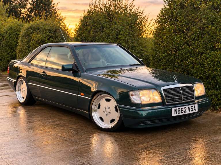 1996 N MERCEDES BENZ E220 2.2 PILLARLESS COUPE AUTOMATIC GREEN PETROL W124