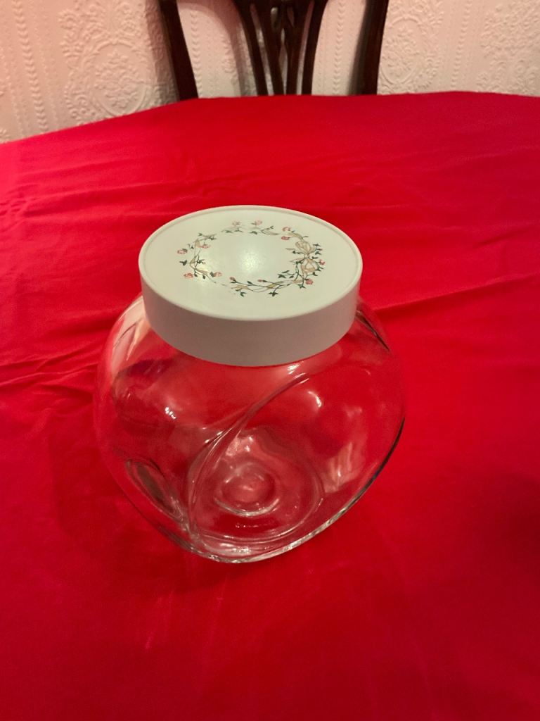 Glass barrel jar