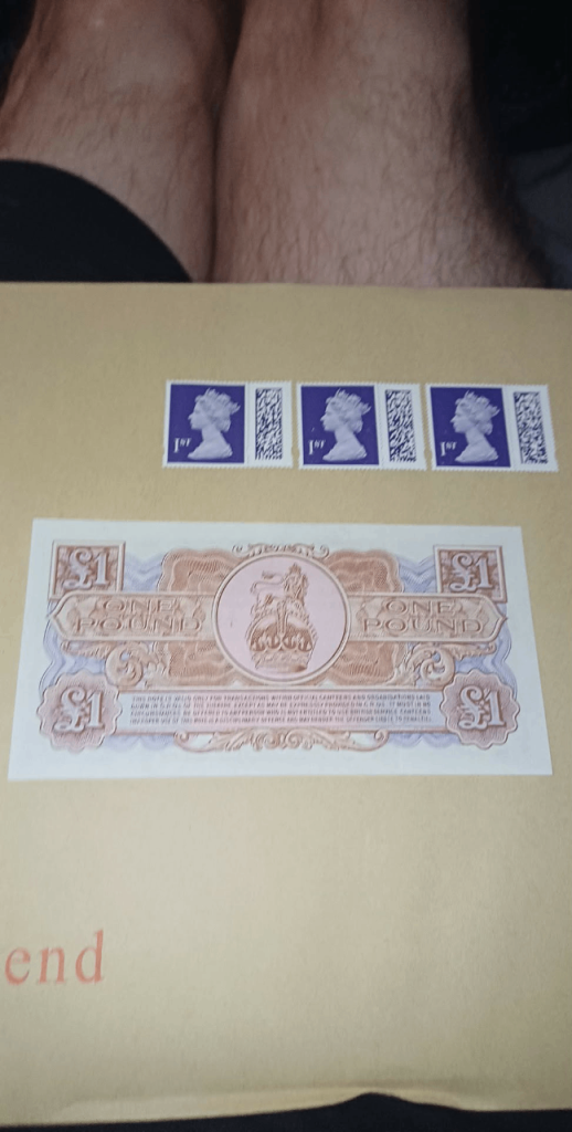 ×6 2nd 3rd 4th series British armed forces £1 notes 