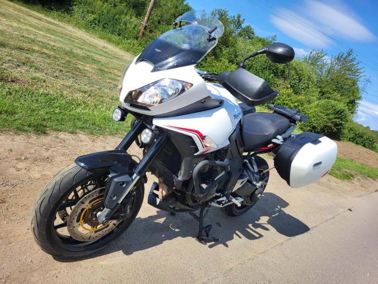 2014 14 TRIUMPH TIGER SPORT 1050 TOURER ADVENTURE PANNIERS HPI CLEAR CLEAN