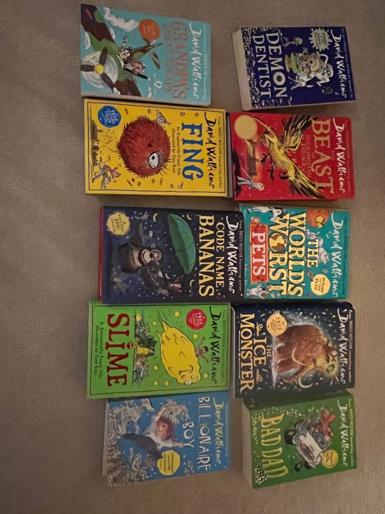 10 David walliams books