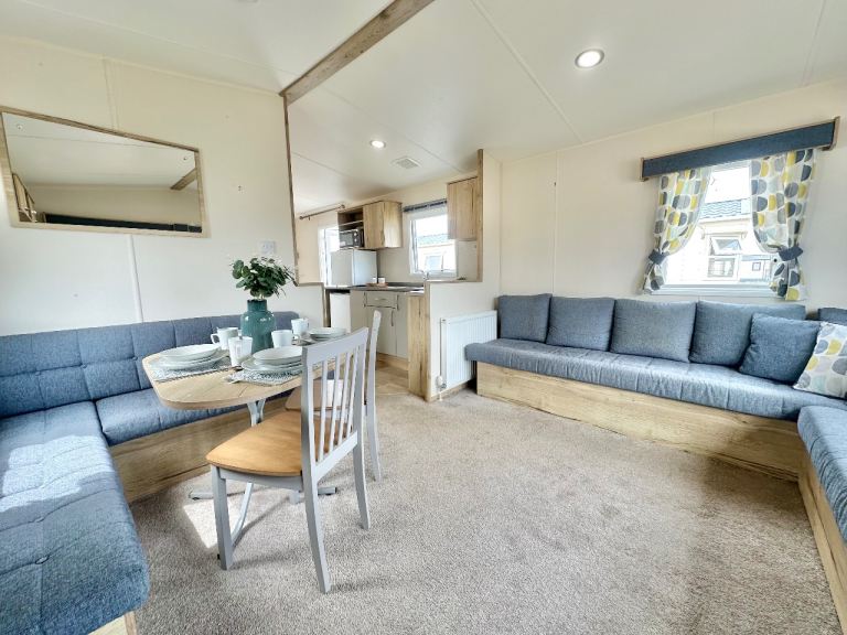 Cheap Static Caravan For Sale With Decking - Private Parking No Pitch Fee Until 2028 - View TODAY!