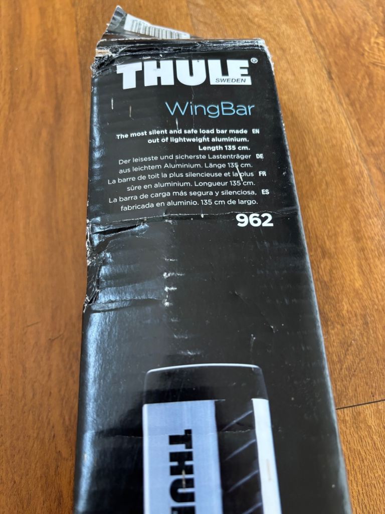 Thule 962 wing bars 135cm