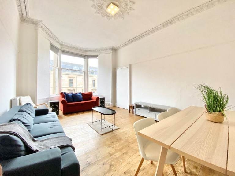 4 BEDROOM HMO FLAT TO RENT IN WEST END OF GLASGOW