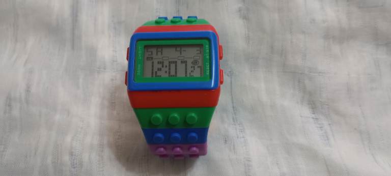 Lego Style Multicoloured Digital Watch 