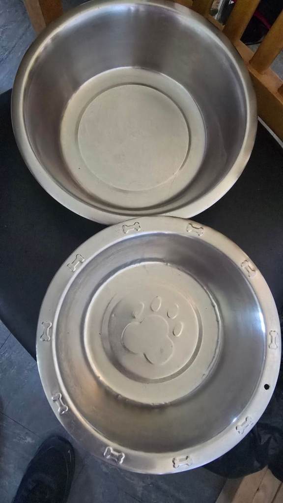 Dog bowls Stainless steel x2