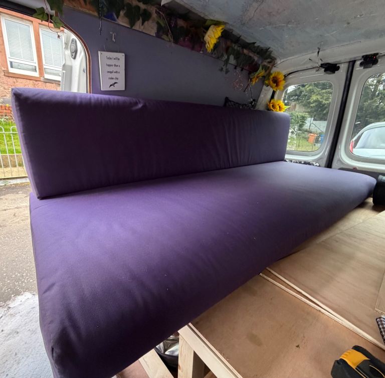SOLD     Campervan  Bench seat/ Pull out Bed cushions
