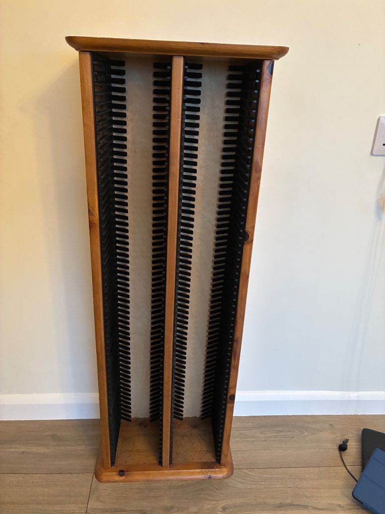 Antique Pine CD holder 