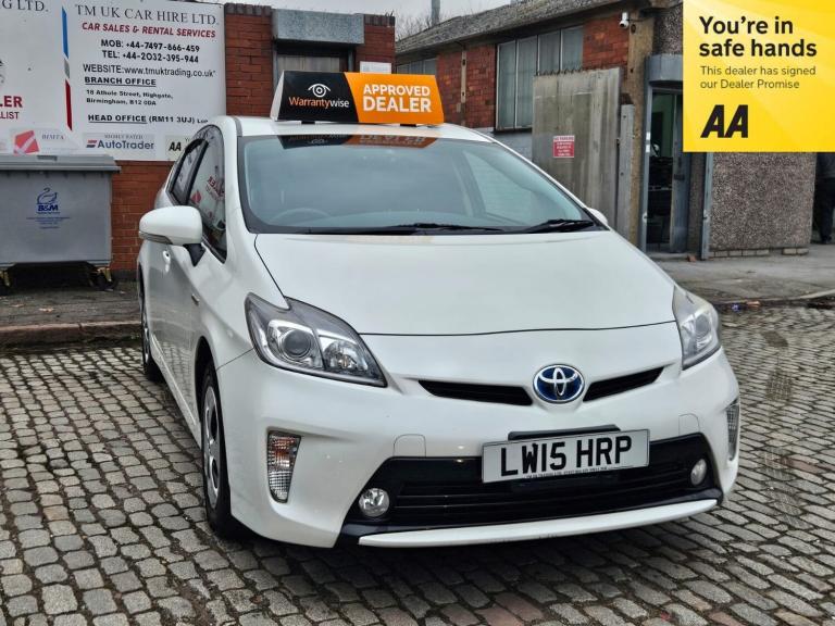 2015 Toyota Prius 1.8 Hybrid 5dr 5 Seats Hatchback Petrol/Electric Hybrid Automatic