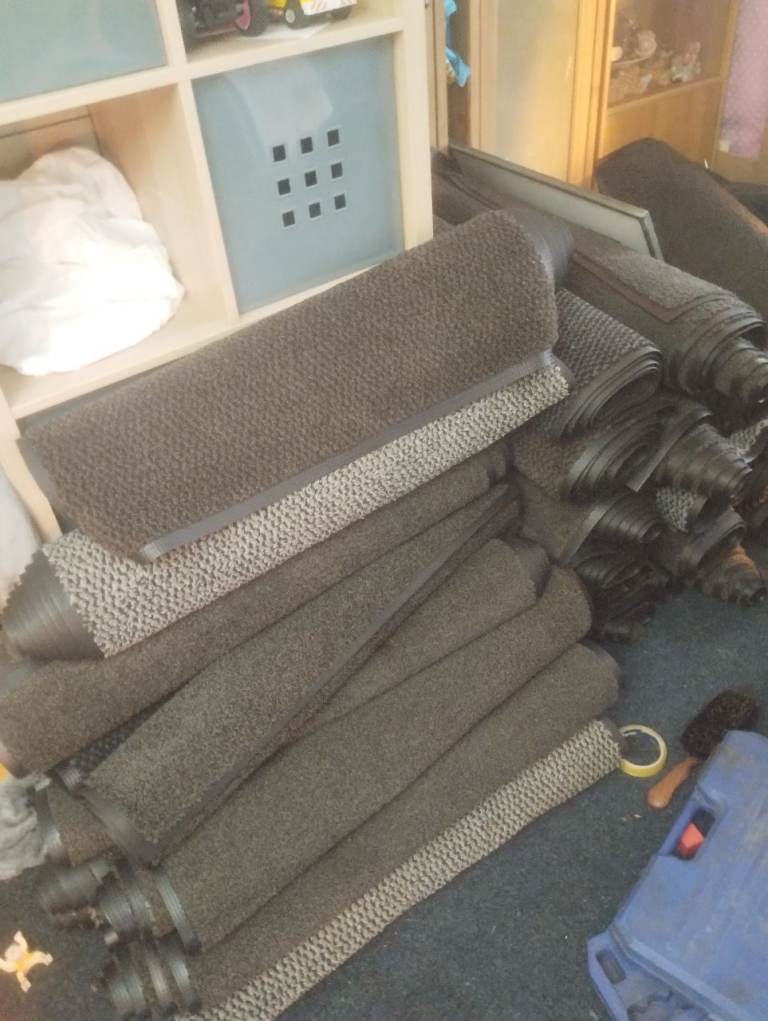 £20 each Different sizes now only 38 available Heavy duty mats or can sell cheaper as job lot