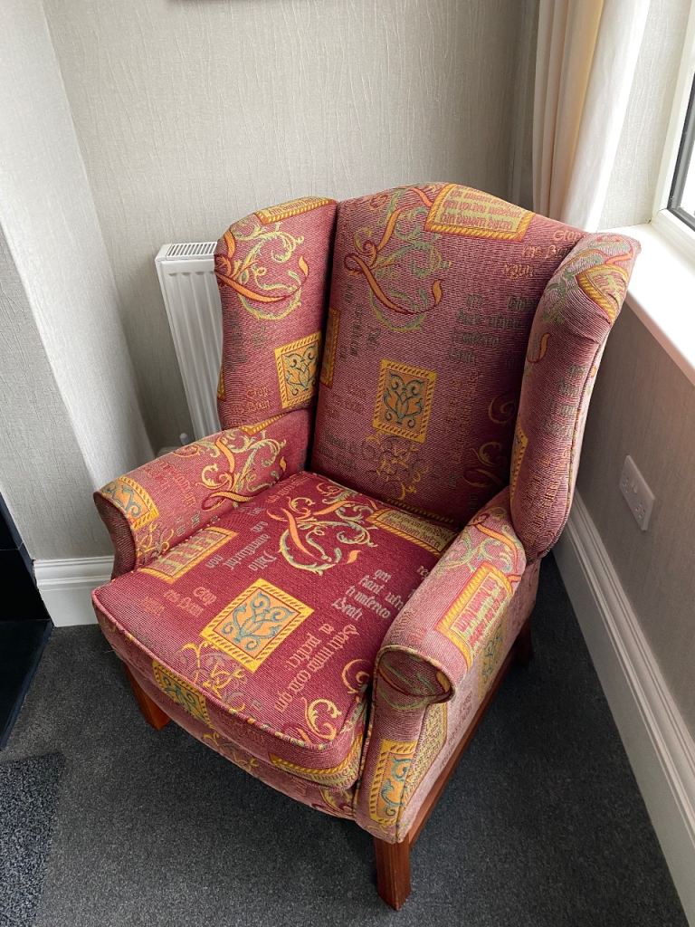 Wing back chair 